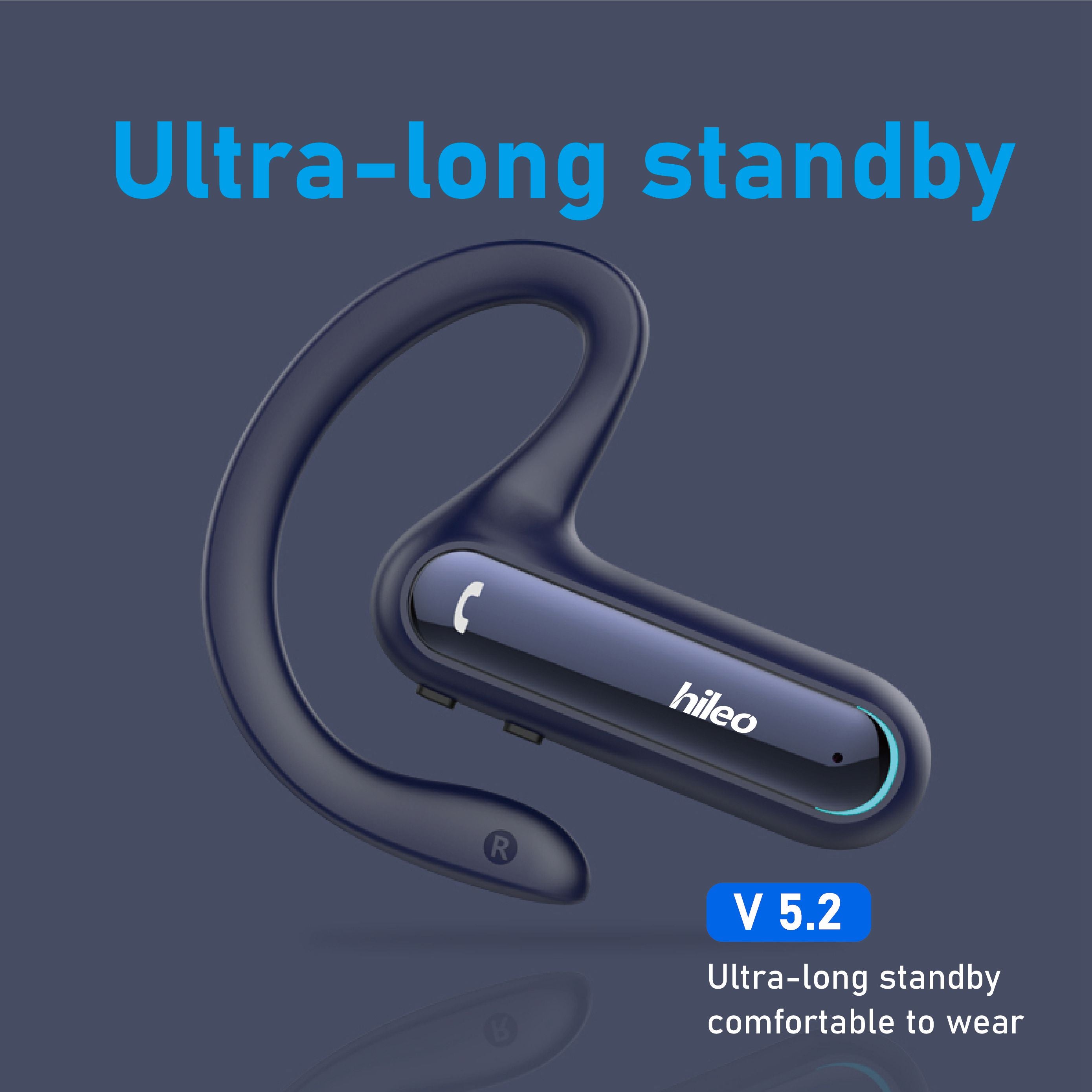 HILEO Hi90 TWS Wireless Stereo Bluetooth Headset Ear-Hook TWS Headset IPX4 Waterproof Sports Earphones HILEO Hi90 TWS Wireless Stereo Bluetooth Headset Ear-Hook TWS Headset IPX4 Waterproof Sports Earphones